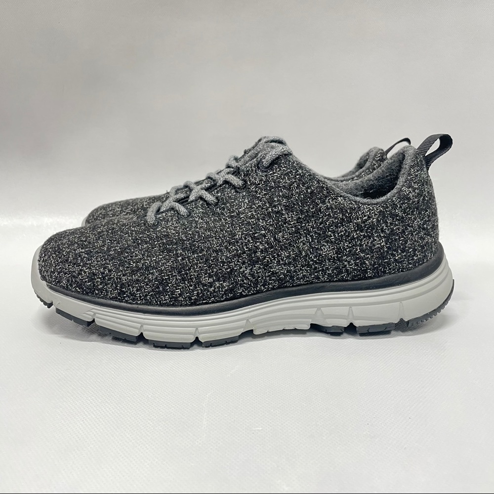 Apex Wool Lace Up Charcoal Shoes Women’s 7